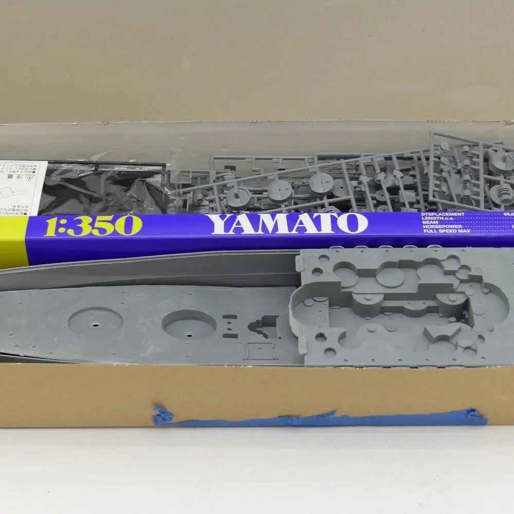 Tamiya 1/350 Japanese Battleship Yamato Model Kit 78030 Open Box New WWII